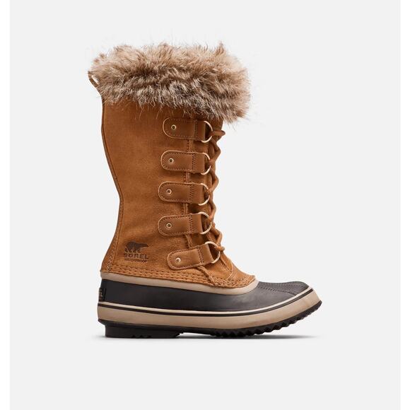 Sorel Women's Joan of Arctic Camel Brown Suede Waterproof Winter Duck Boots NWT - Picture 1 of 10